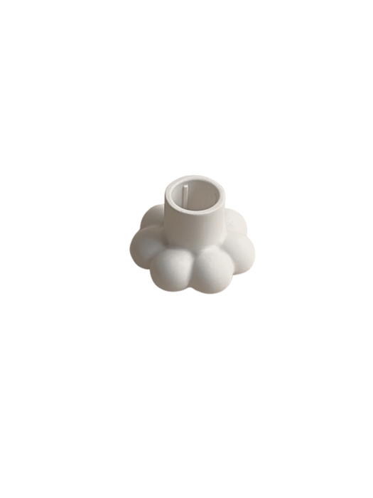 Fluffy cloud candle holder