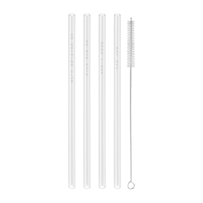 Glass straw | Set of 4